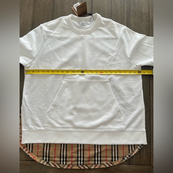 Burberry Vintage Check Cotton Oversized Sweatshirt - Picture 12 of 16